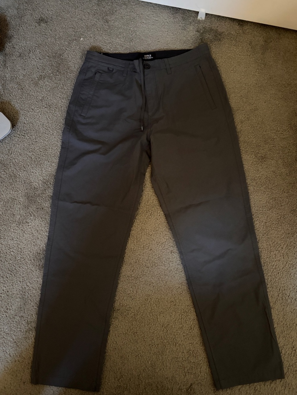 Roark Slate Gray Slim Chino Pants